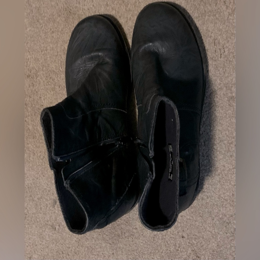 Leather Short Boots